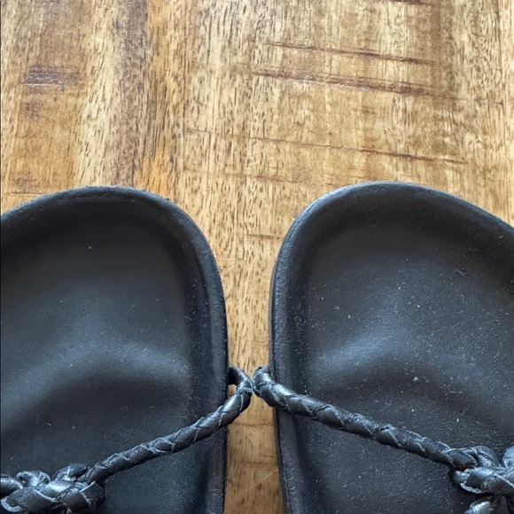 REFORMATION Margaux Women’s Black leather Lace-Up Gladiator Sandals 8 NEW - Picture 7 of 8